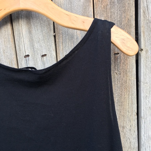 The Row Sleeveless Sweater Linen Cotton Black L - Picture 10 of 13